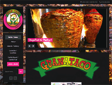 Tablet Screenshot of guanatacotaqueria.com